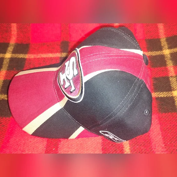 NFL Equipment Reebok San Francisco 49ers Embroidered On Field Hat New With Tag